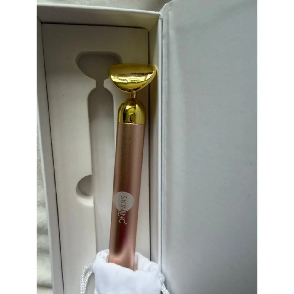 Skin Inc Supplement Bar Sculpt Lift Bar 24K Gold Facial Massager Sonic Vibrating